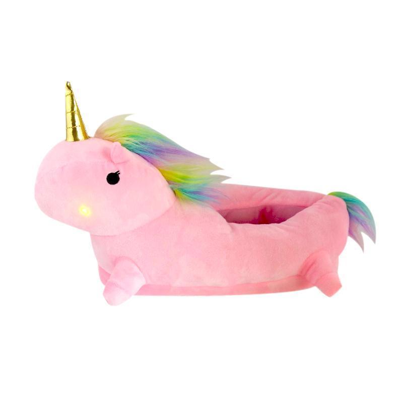 Luminous Unicorn Plush Slipper