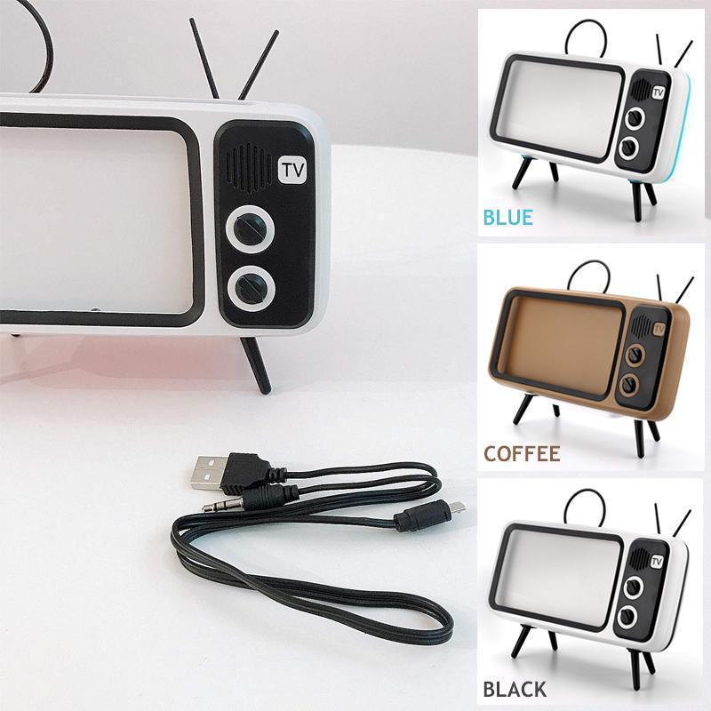 Retro TV Bluetooth Speaker+ Mobile Phone Holder