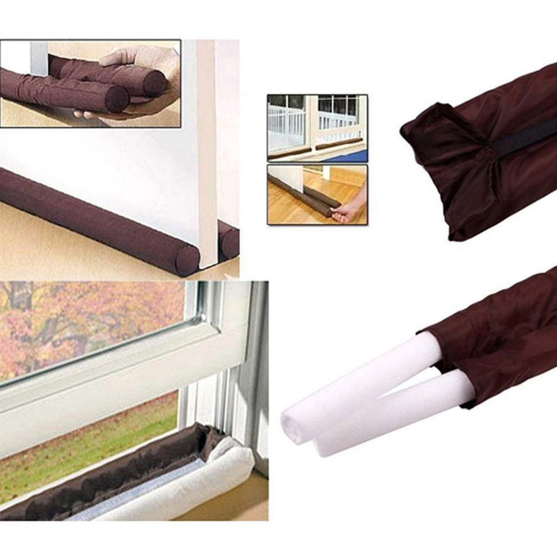 Aislamiento Burlete Puertas Ventanas Autoadhesivas, 3 Packs