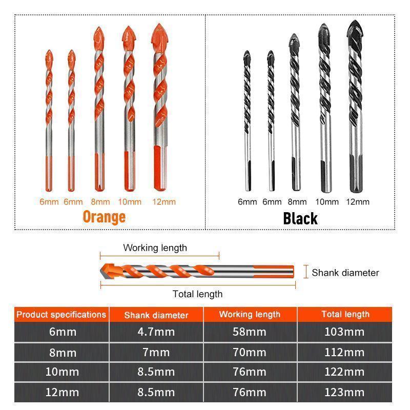 Multifunctional Drill Bits（5pc）