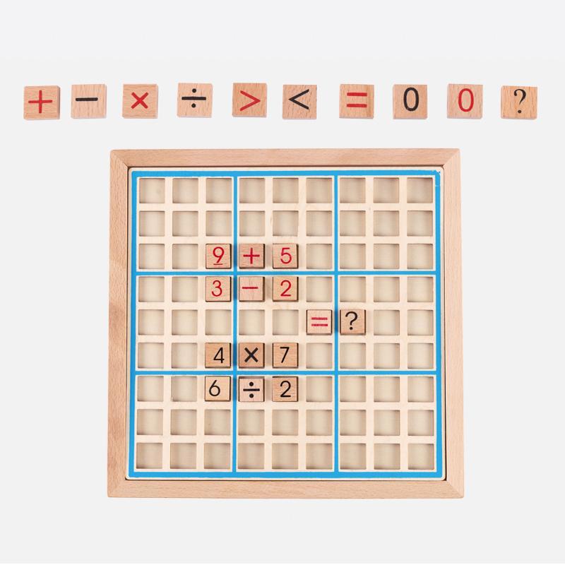 Puzzle Sudoku en bois