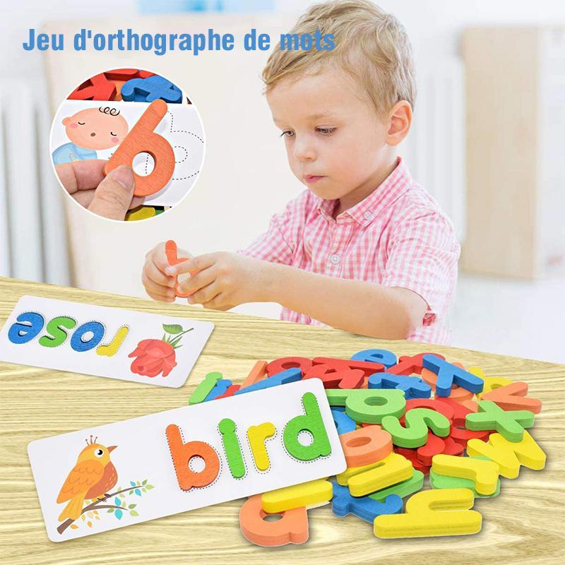 Jeu d'Orthographe de Reconnaissance de Lettres