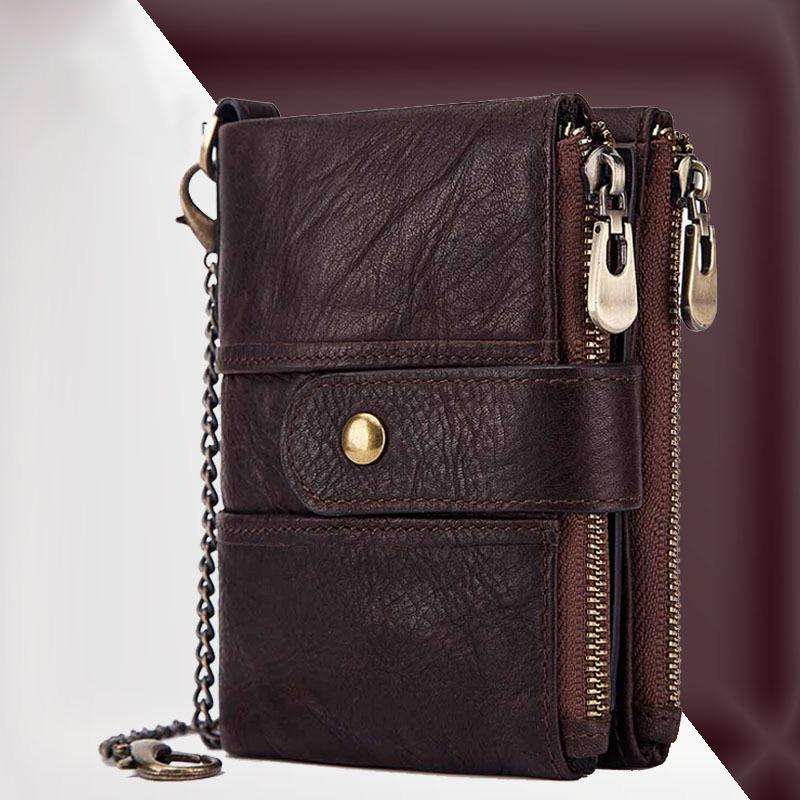 Anti-magnetic Tassel Leather Card Case Coin Purse