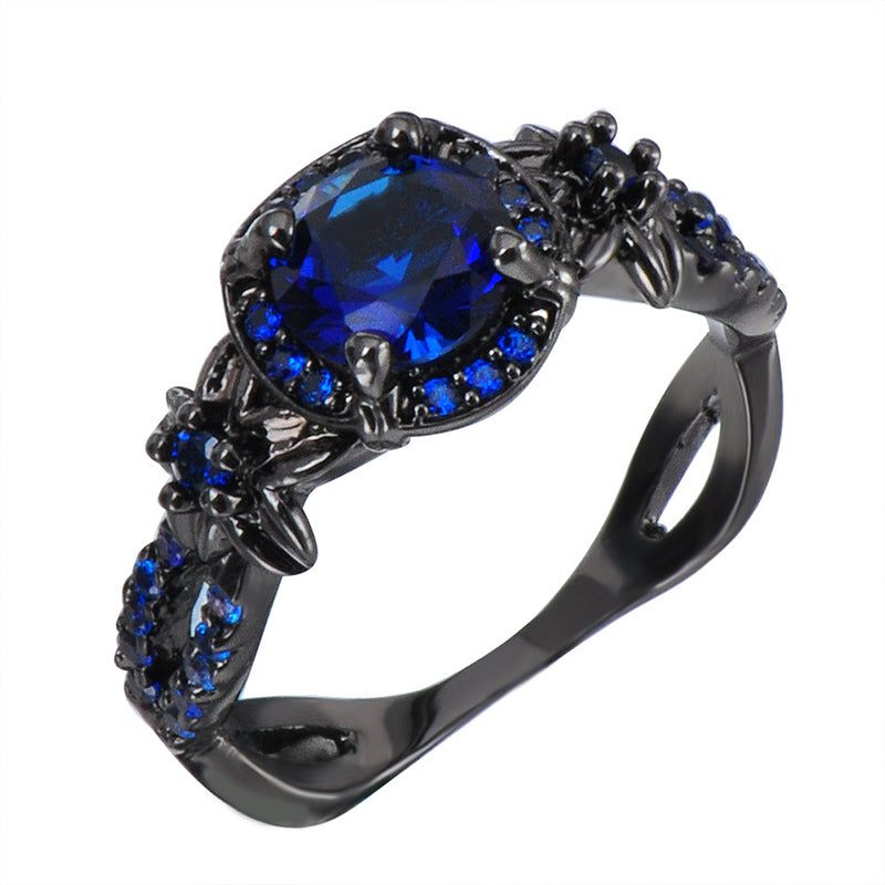 Vintage Black Sapphire Ring