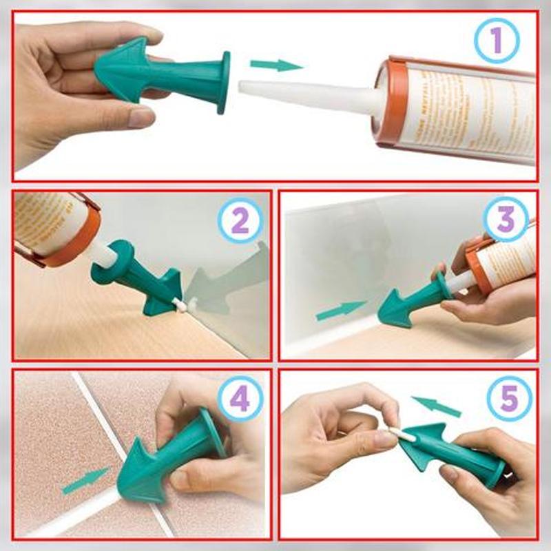 Silicone Caulking Nozzle ( get scraper free )