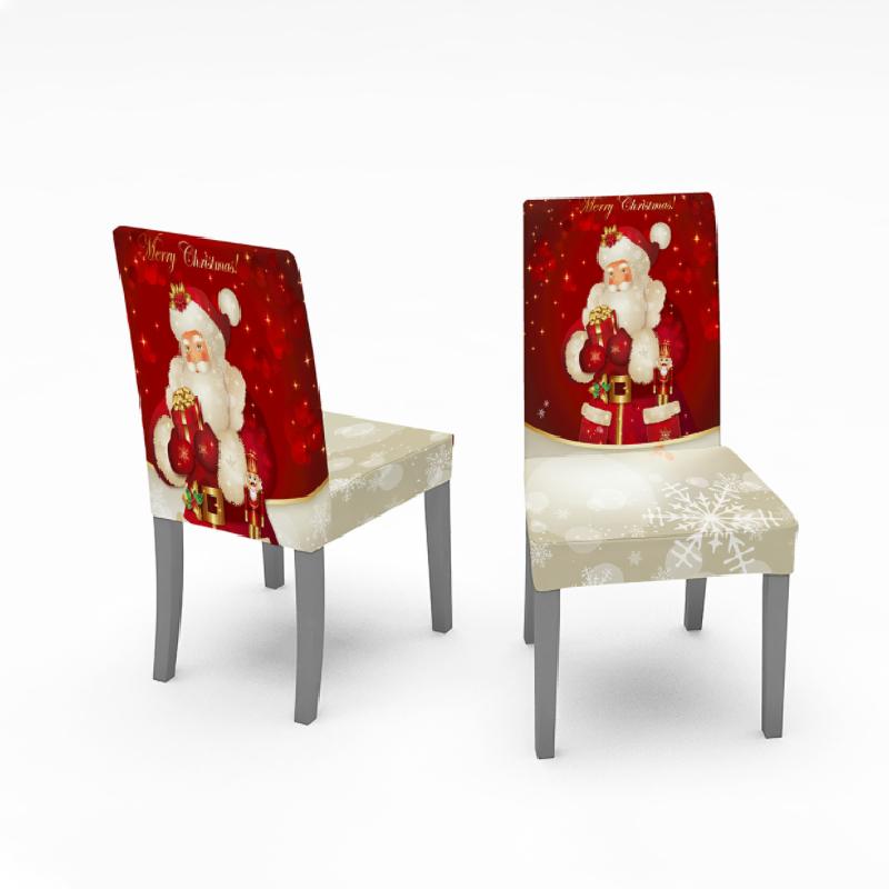 (🎅Vente anticipée de Noël - Économisez 50 %🎅) Housse de Chaise et Nappe Décoration de Noël