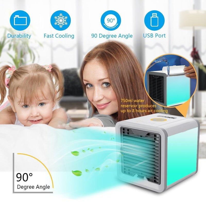 3-en-1 Mini Refrigerador de Aire