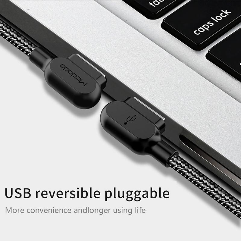 90 Degree Elbow Smart Charging Cable