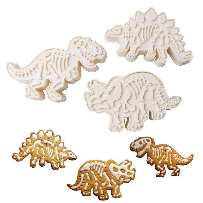 Bunnyear™ Dinosaur Cookie Molds(3 pics/set)