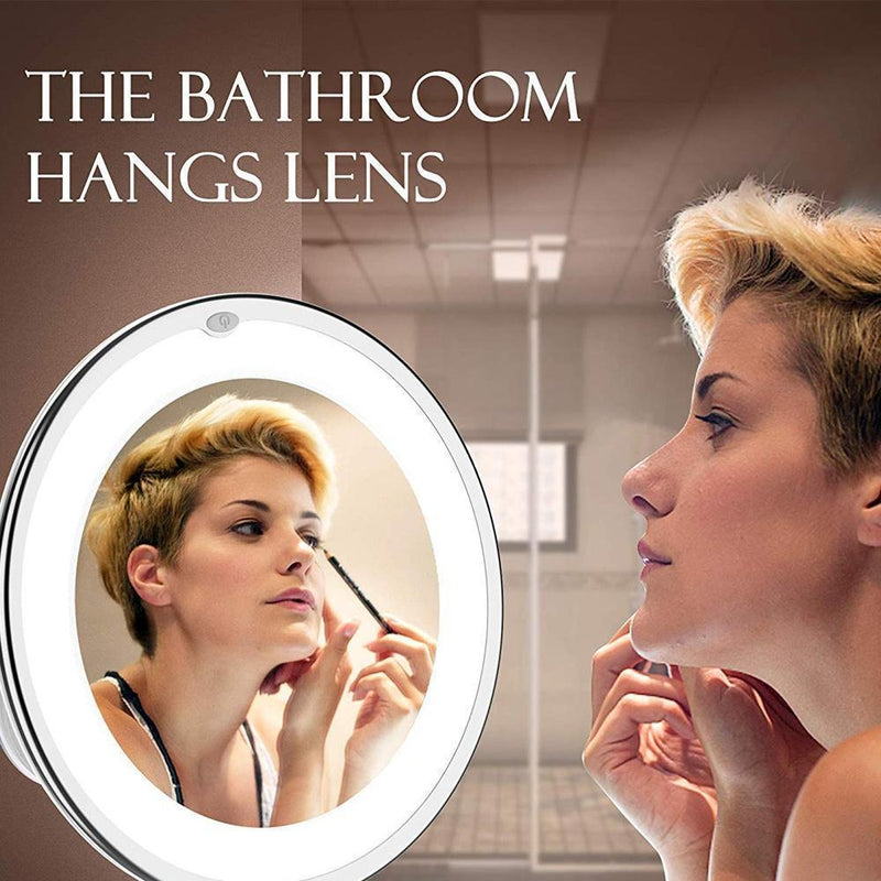 Magnifying Makeup Mirror with LED Light