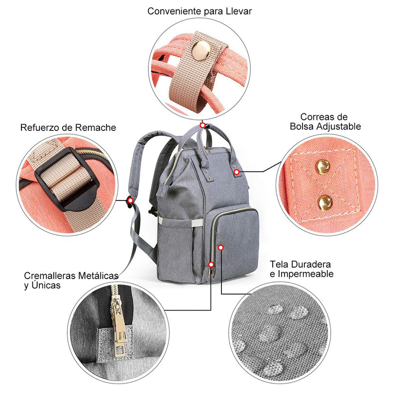 Bolsa Multifuncional Para Bebé