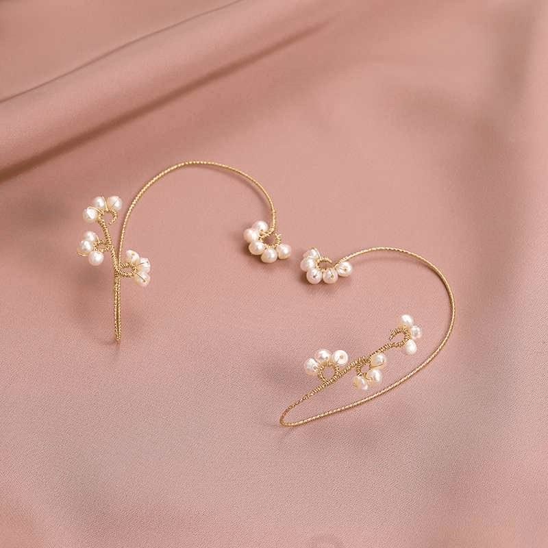 Boucles D'oreilles Perles Vintage