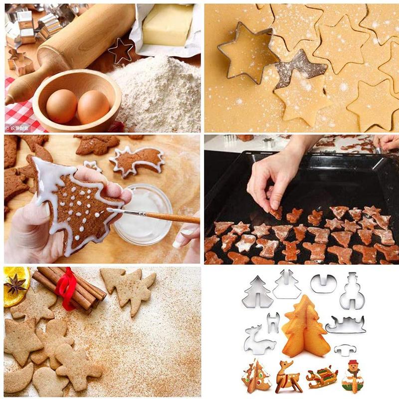 Christmas 3D Cookie Molds