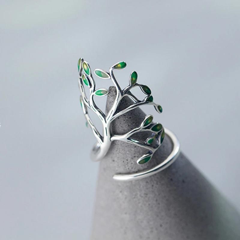 Bague Réglable en Forme de Branche d'Arbre