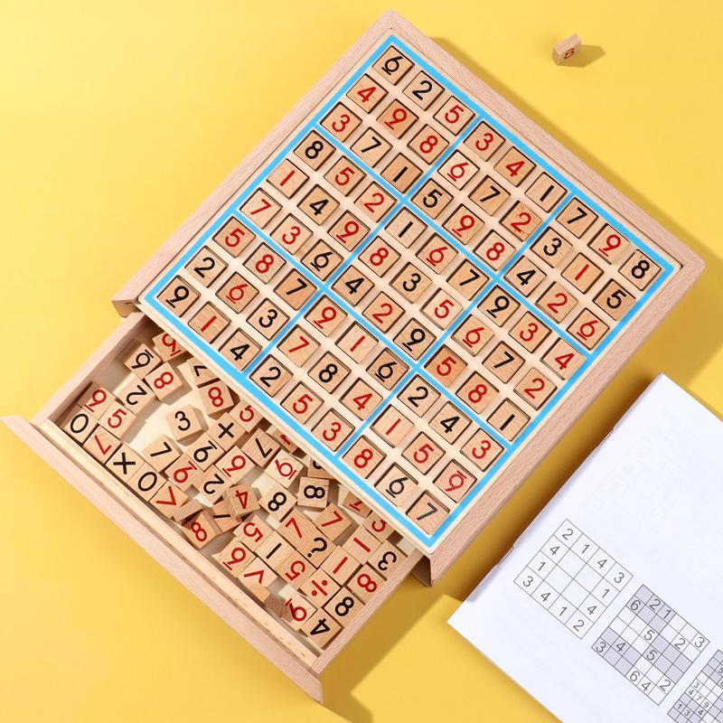 Puzzle Sudoku en bois