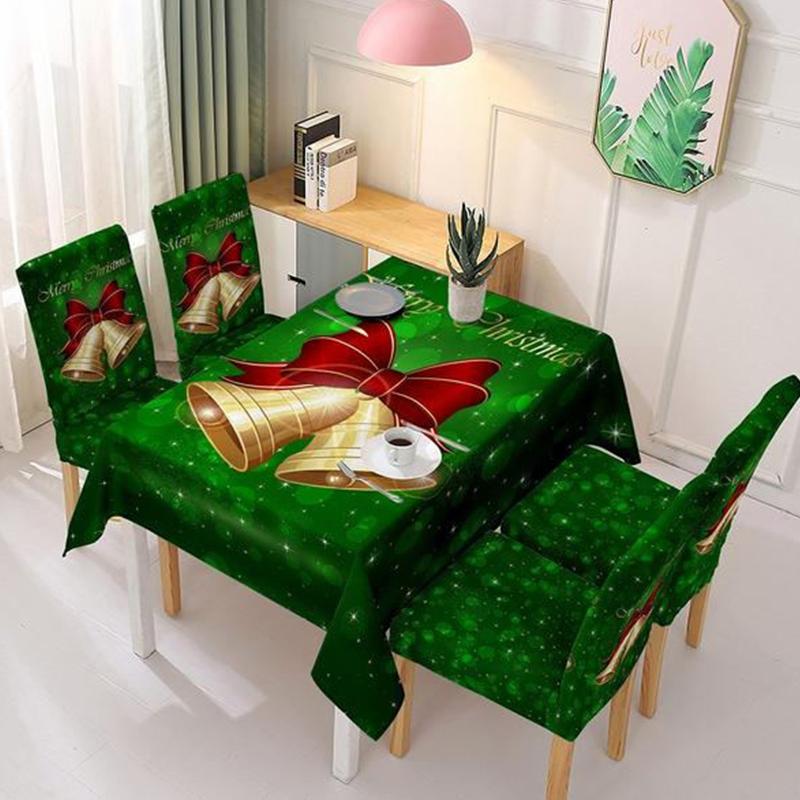 (🎅Vente anticipée de Noël - Économisez 50 %🎅) Housse de Chaise et Nappe Décoration de Noël