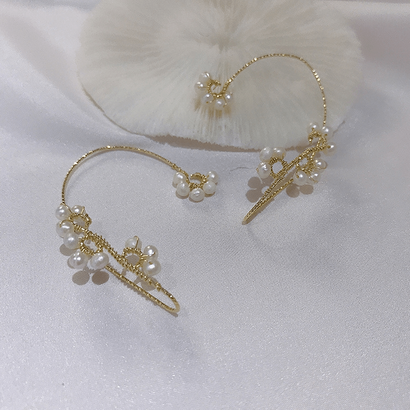Boucles D'oreilles Perles Vintage