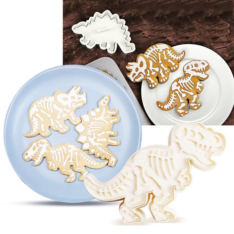 Bunnyear™ Dinosaur Cookie Molds(3 pics/set)