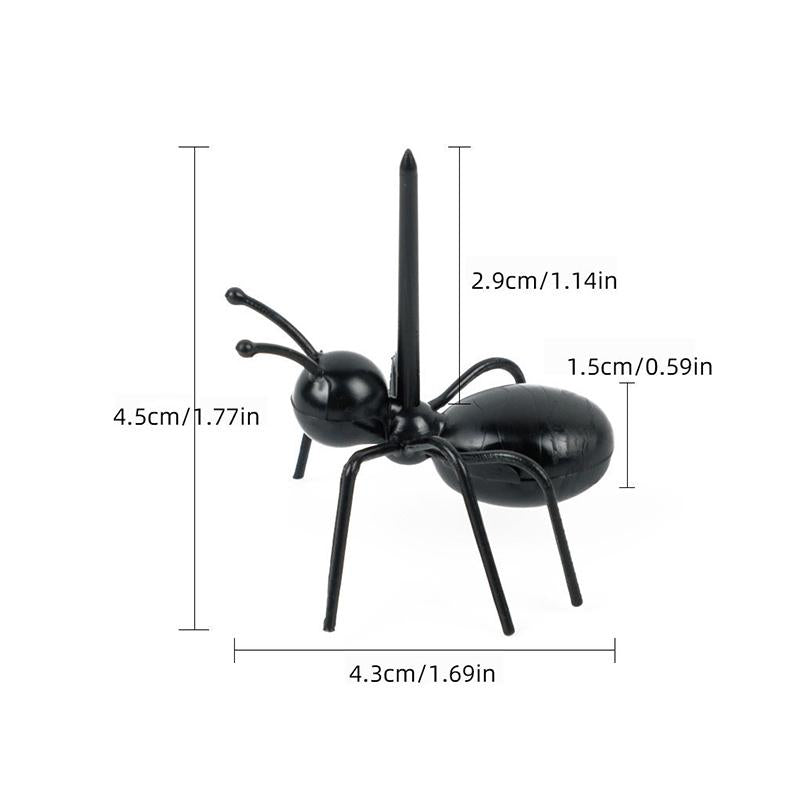 Fourchettes à Fruits Mobiles de Fourmis Travailleuses (12 pièces)