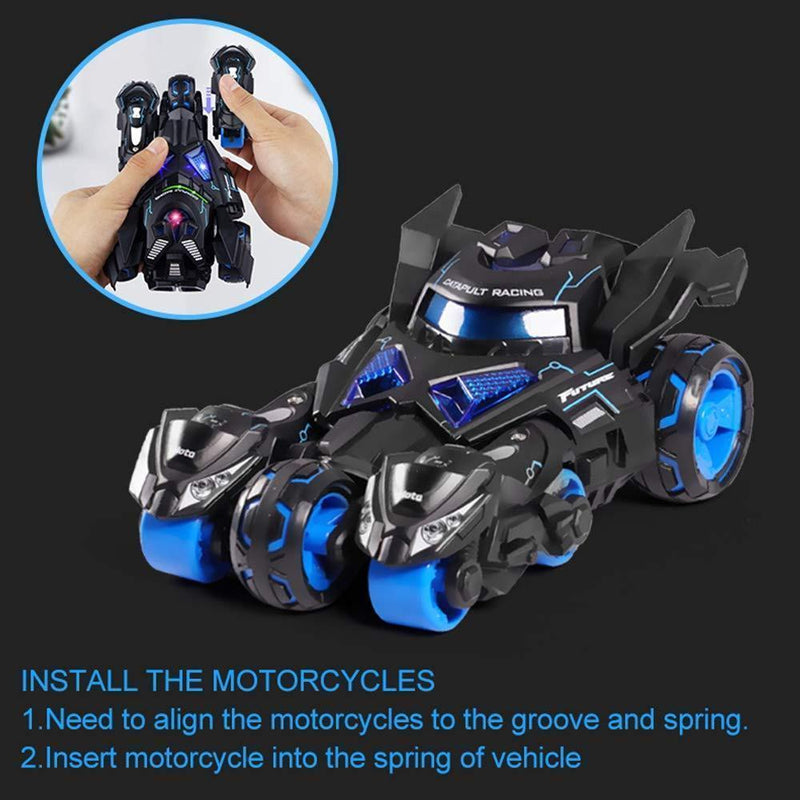 3 in 1 Race Car Toy, Motorcycle Race Vehicles Toy for Kids