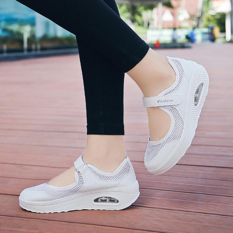 Zapatos Femeninos con Huecos y Almohadillas de Aire