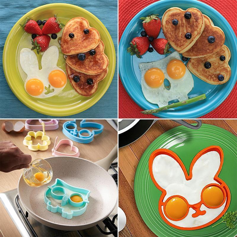 Fun Breakfast Molds with Egg Separator