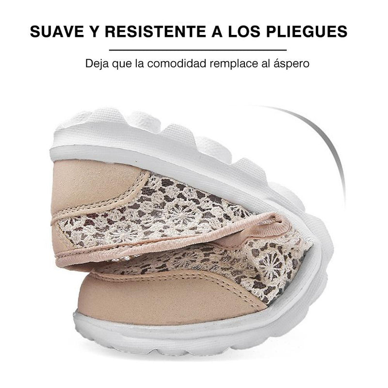 Zapatillas de Malla de Encaje Transpirables, Ultra Ligeras y Suaves