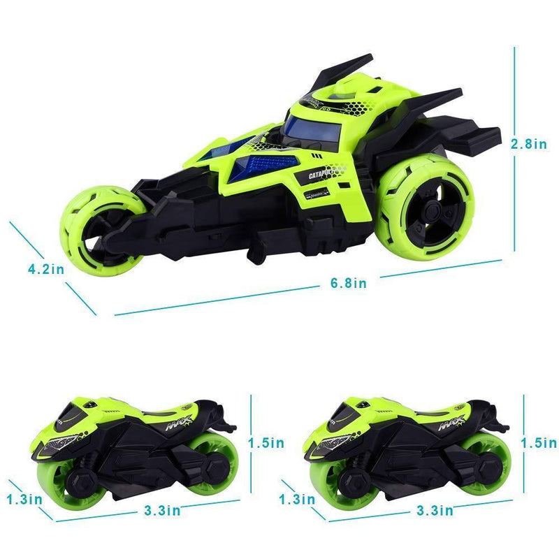 3 in 1 Race Car Toy, Motorcycle Race Vehicles Toy for Kids