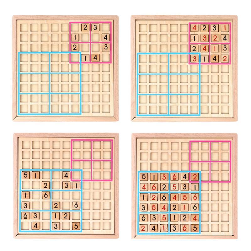 Puzzle Sudoku en bois