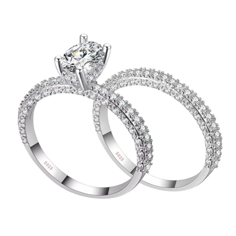 Runder Prinzessin Diamantring