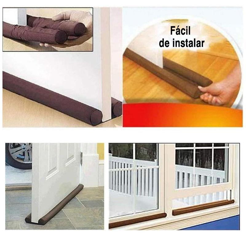 Aislamiento Burlete Puertas Ventanas Autoadhesivas, 3 Packs