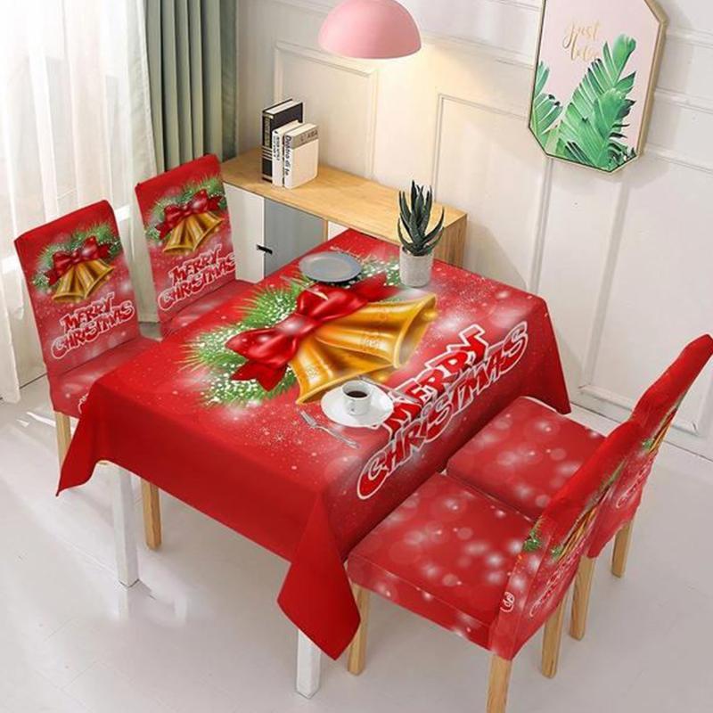 (🎅Vente anticipée de Noël - Économisez 50 %🎅) Housse de Chaise et Nappe Décoration de Noël